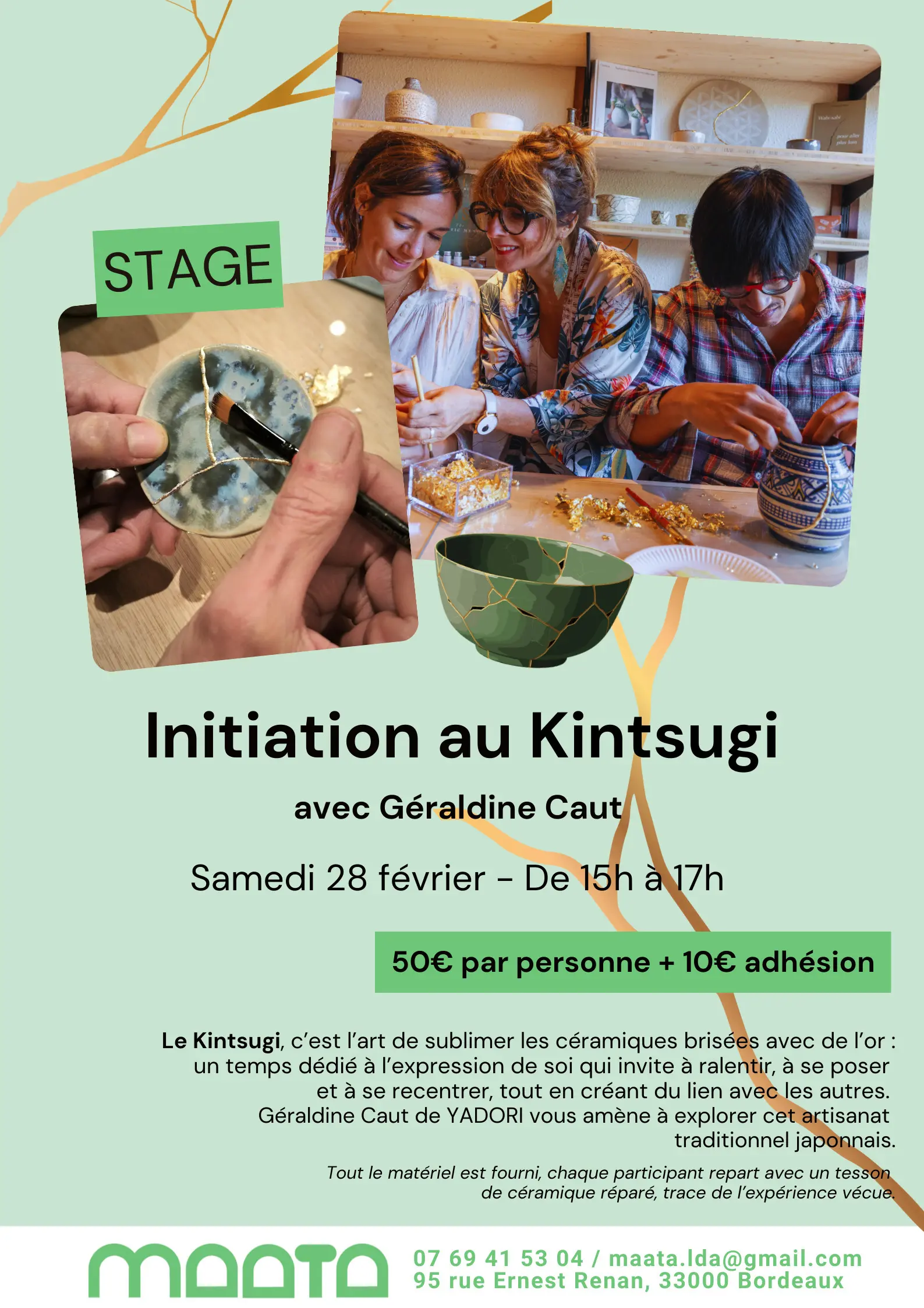 Initiation au Kintsugi