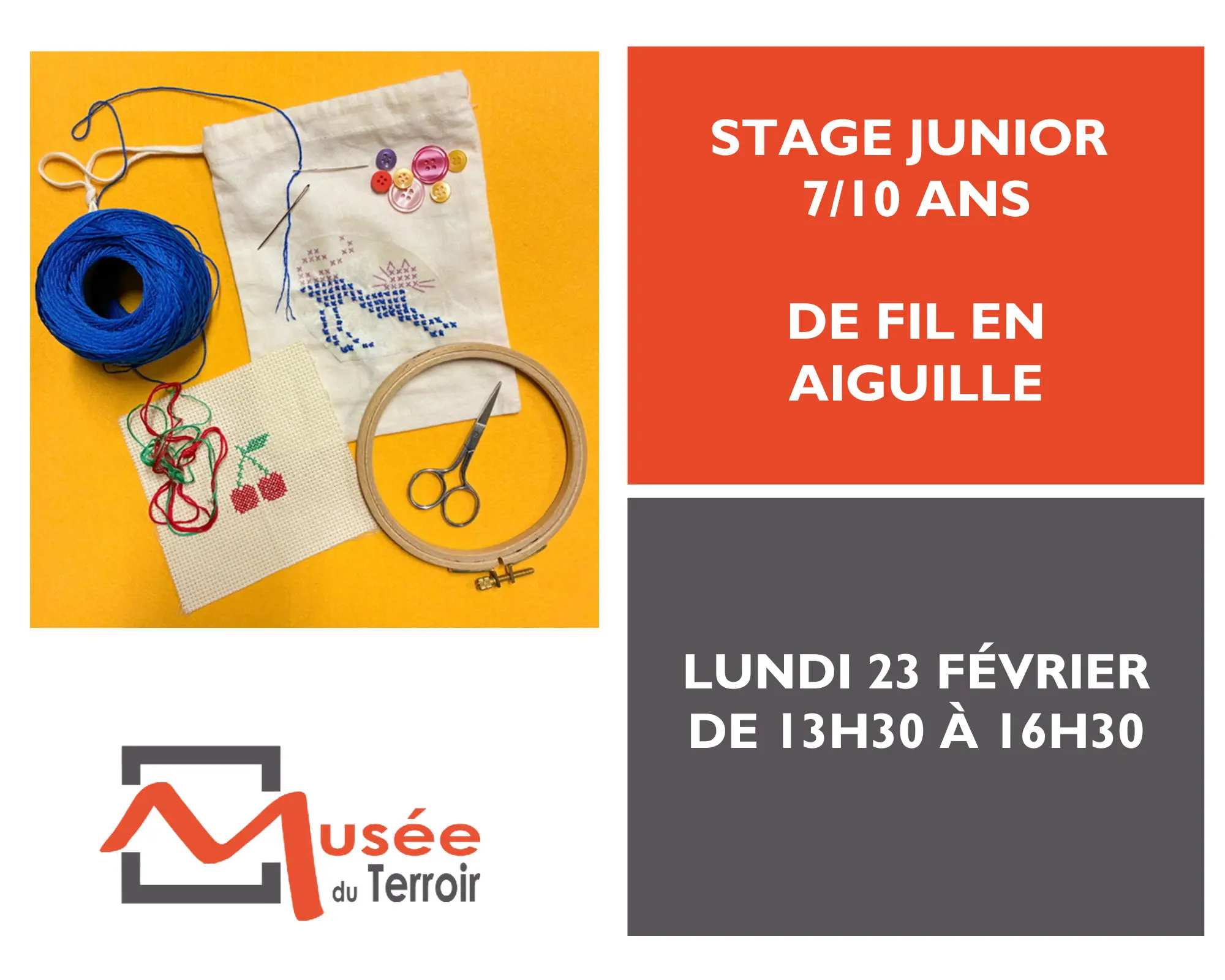 [Complet]  Stage Junior 7/10 Ans : De Fil en Aiguille